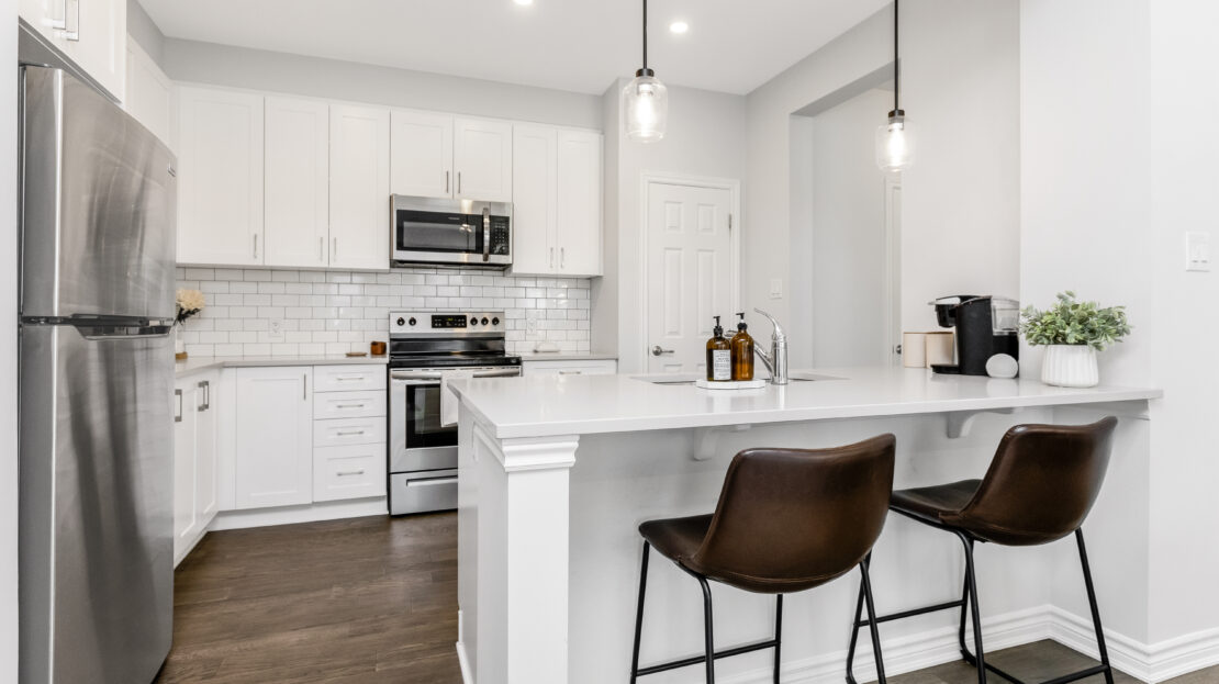 White Kitchen Stittsville Sale House