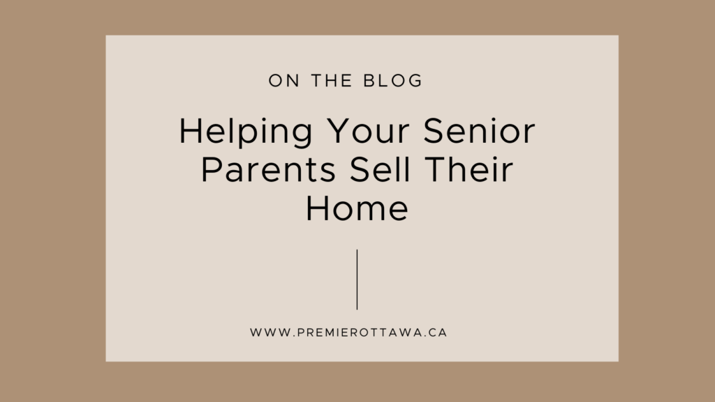 Helping your senior parents sell their home