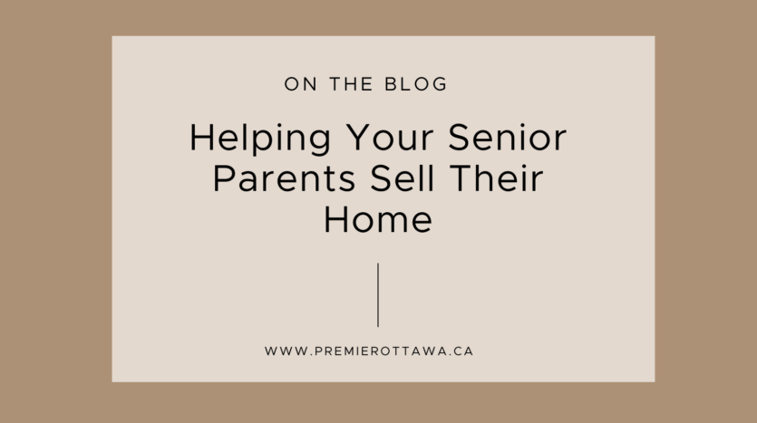 Helping your senior parents sell their home