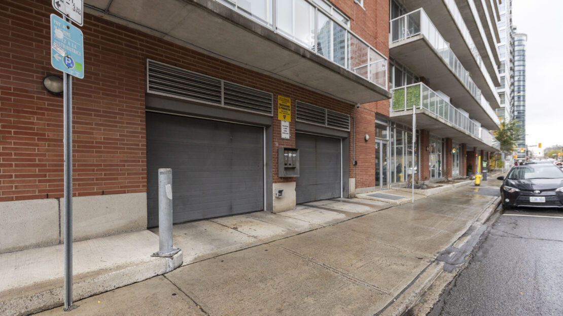 Condo lobby with stylish decor in Byward Market