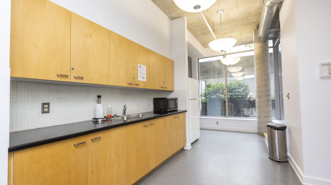 Dining space with modern decor in Ottawa condo