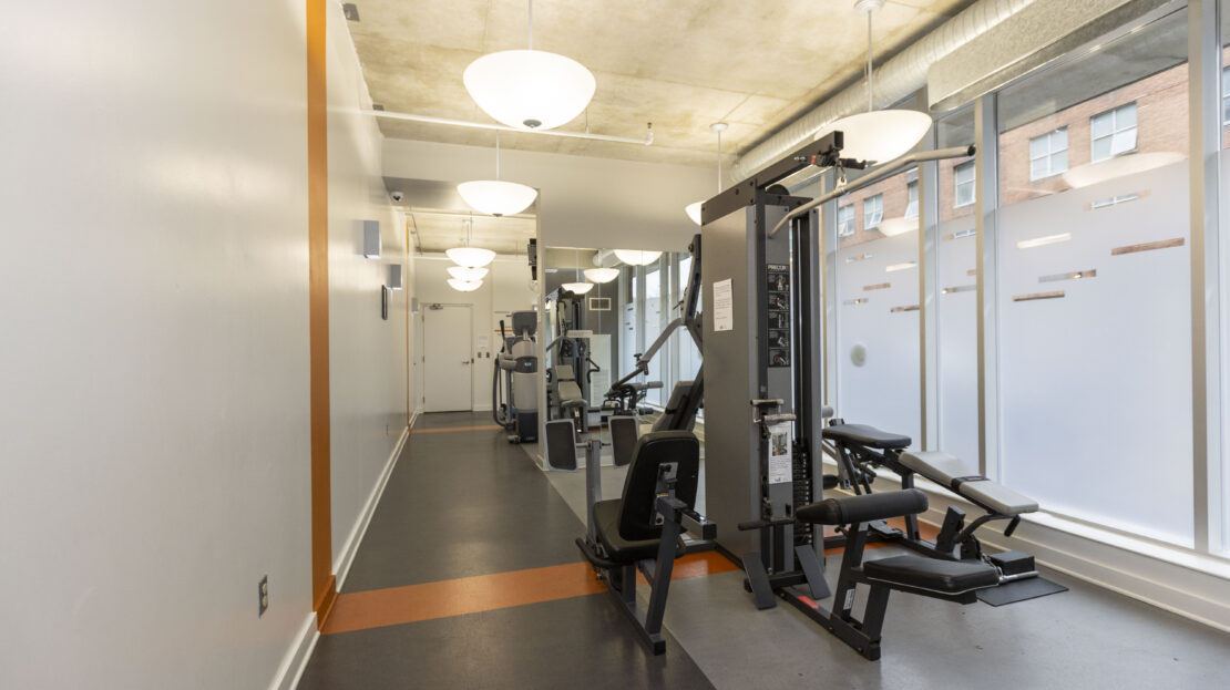 Ottawa condo gym with exercise equipment