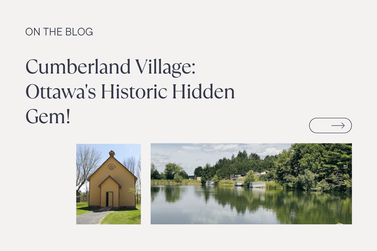 Cumberland Village Ottawa's Historic Hidden Gem