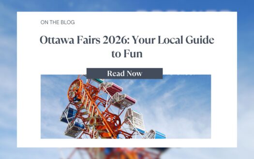 Ferris wheel at an Ottawa area carnival during the 2026 summer fair season.